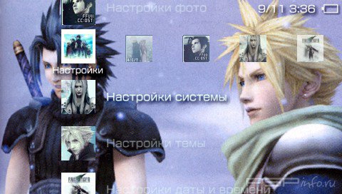 ���� 'Final Fantasy VII Crisis Core: Zack and Cloud [RUS]' � ������� PTF ��� PSP