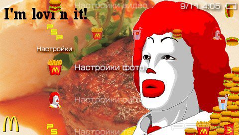 ���� 'McDonalds [RUS]' � ������� PTF ��� PSP