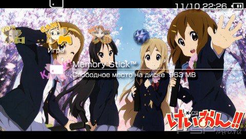 ���� 'K-ON!! [RUS]' � ������� PTF ��� PSP
