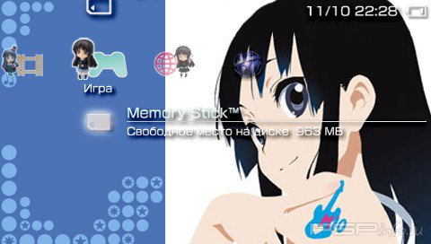���� 'K-ON!!Mio [RUS]' � ������� PTF ��� PSP
