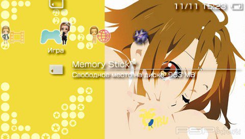 ���� 'K-ON!!Ritsu [RUS]' � ������� PTF ��� PSP