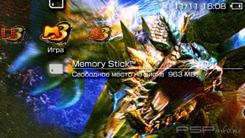 ���� 'Monster Hunter 3rd [RUS]' � ������� PTF ��� PSP