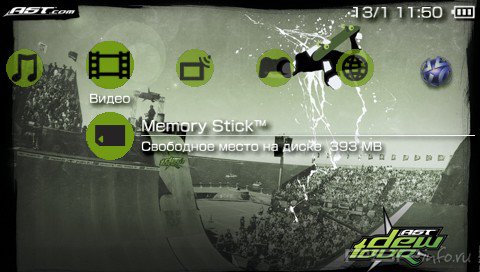 ���� 'Dew Tour [RUS]' � ������� PTF ��� PSP