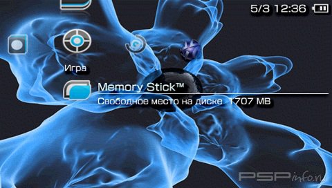 ���� 'Base Blue Theme [RUS]' � ������� PTF ��� PSP