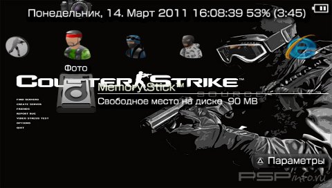 ���� 'Counter Strike [RUS]' � ������� PTF ��� PSP