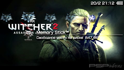  'Witcher 2 [RUS]'   PTF  PSP
