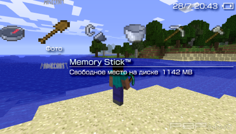  'Minecraft [RUS]'   PTF  PSP