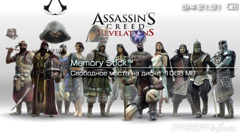  'Assassin Creed Revelations [RUS]'   PTF  PSP